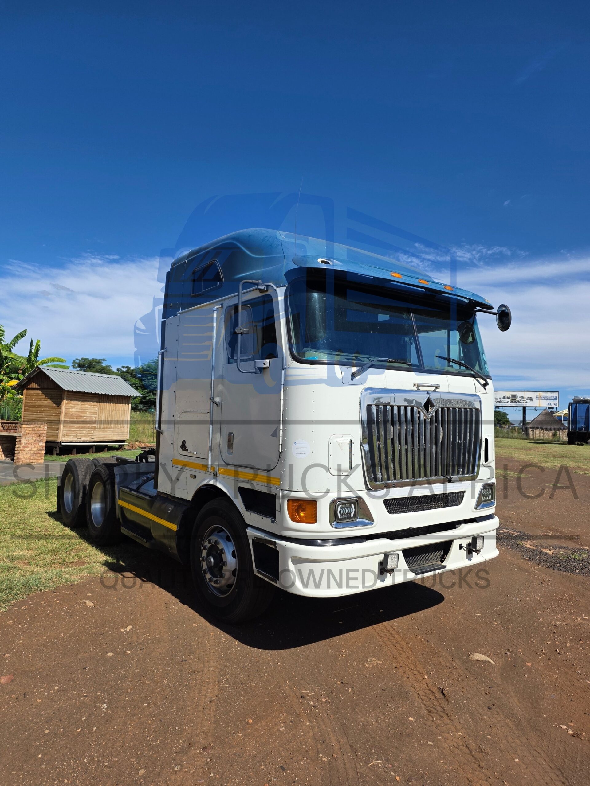 2012 International Eagle 9800i 6x4 Truck Tractor - front view