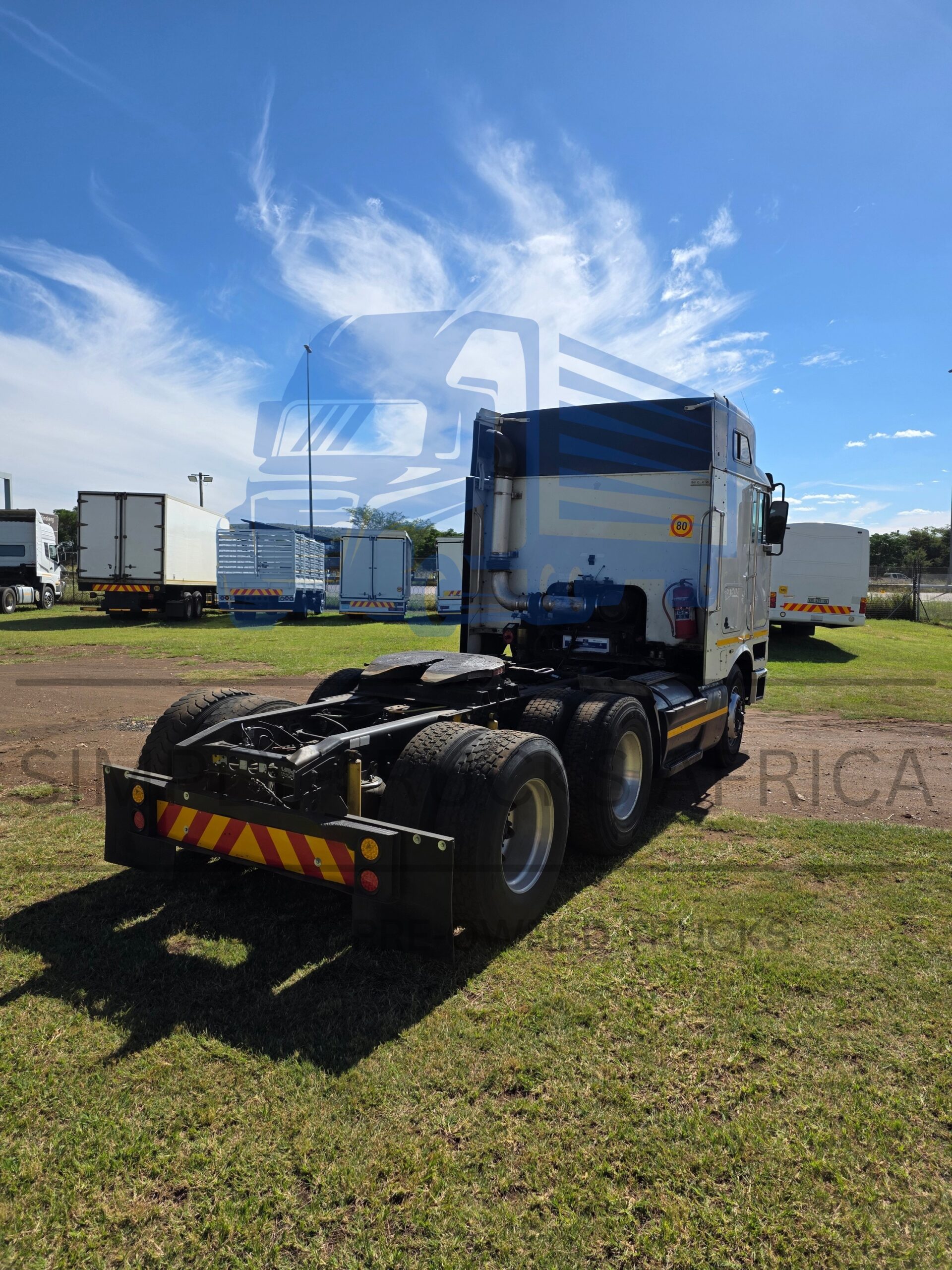 2012 International Eagle 9800i 6x4 Truck Tractor - rear view
