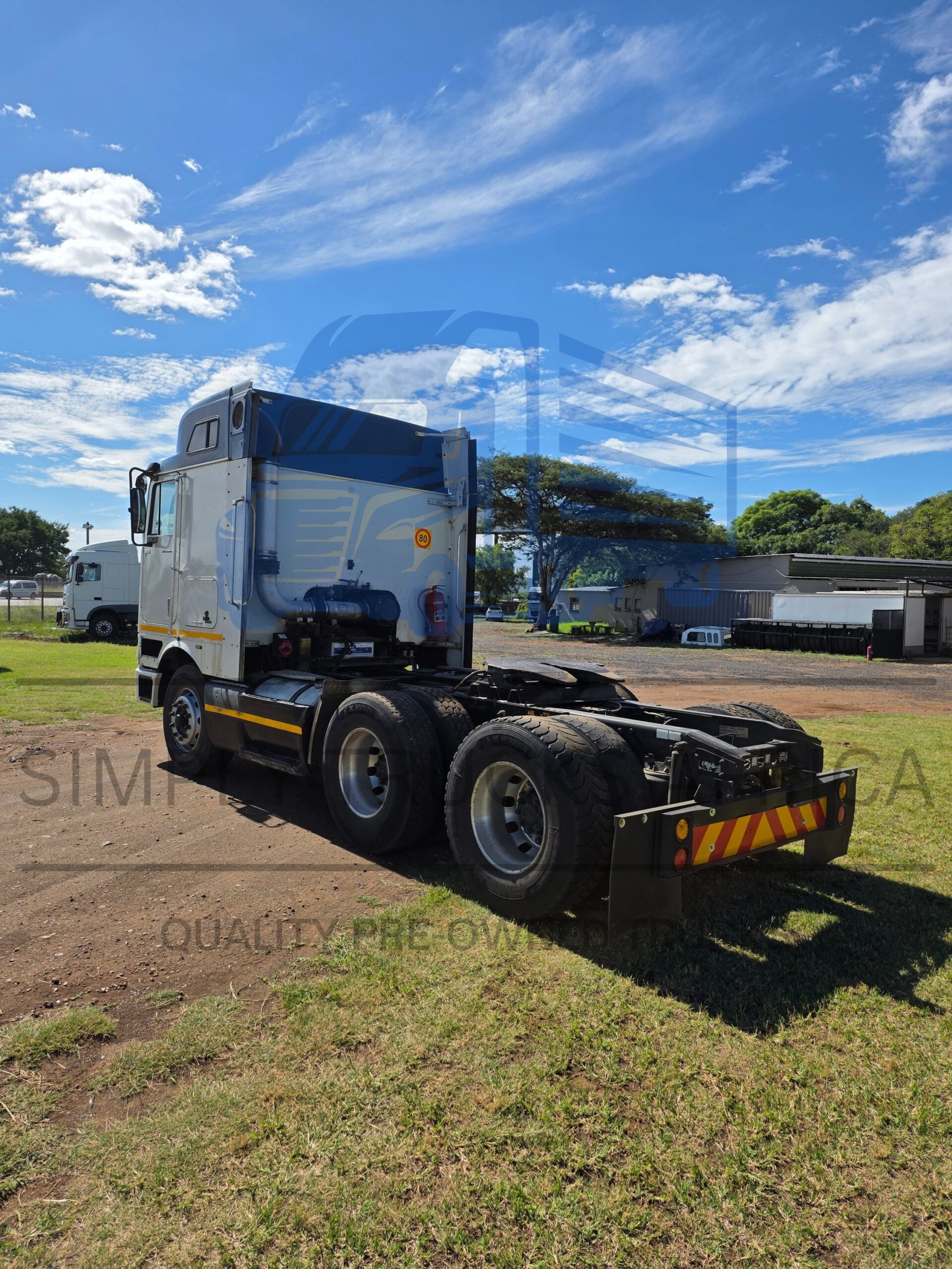 2012 International Eagle 9800i 6x4 Truck Tractor - rear view