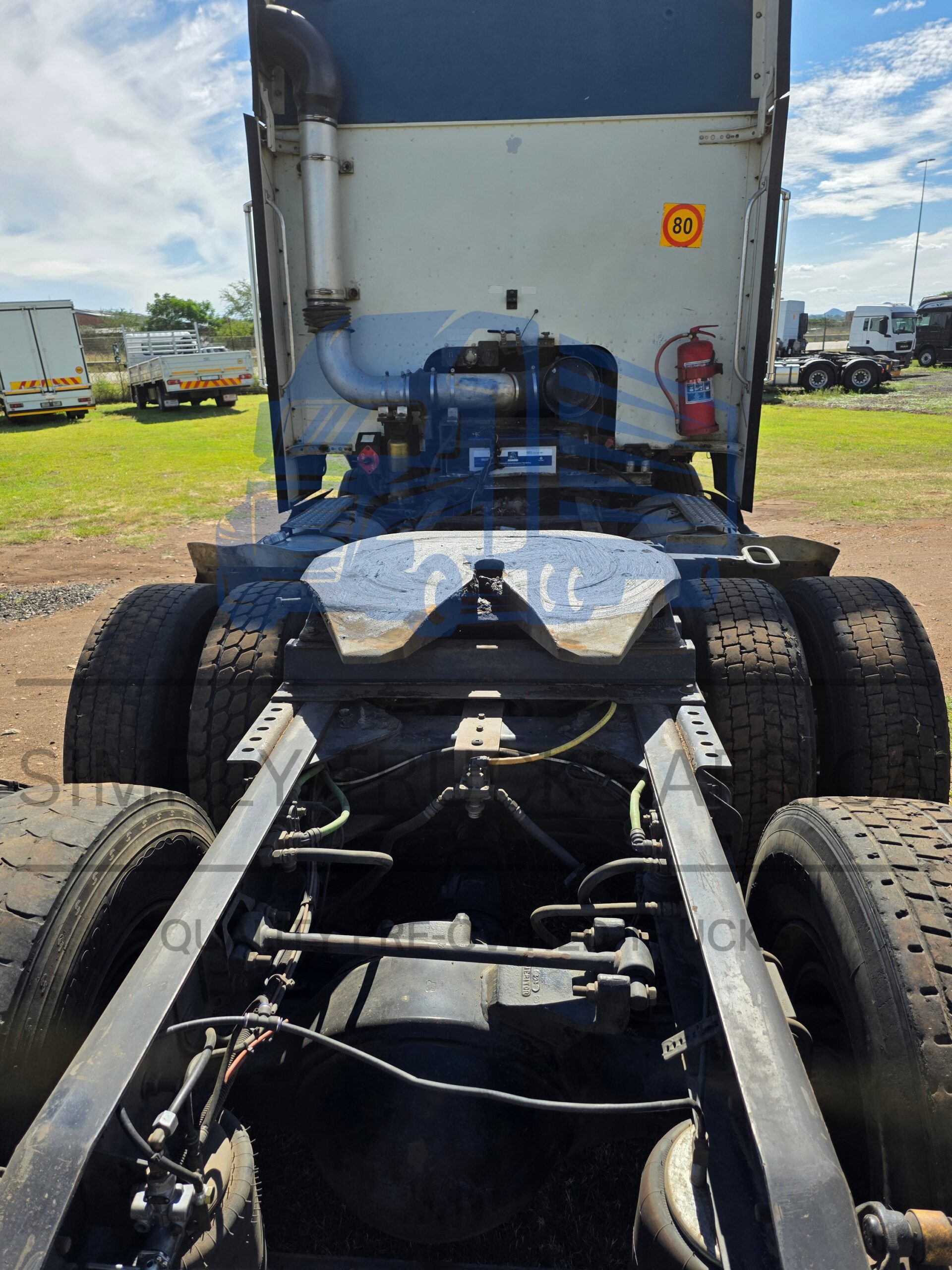 2012 International Eagle 9800i 6x4 Truck Tractor - rear view