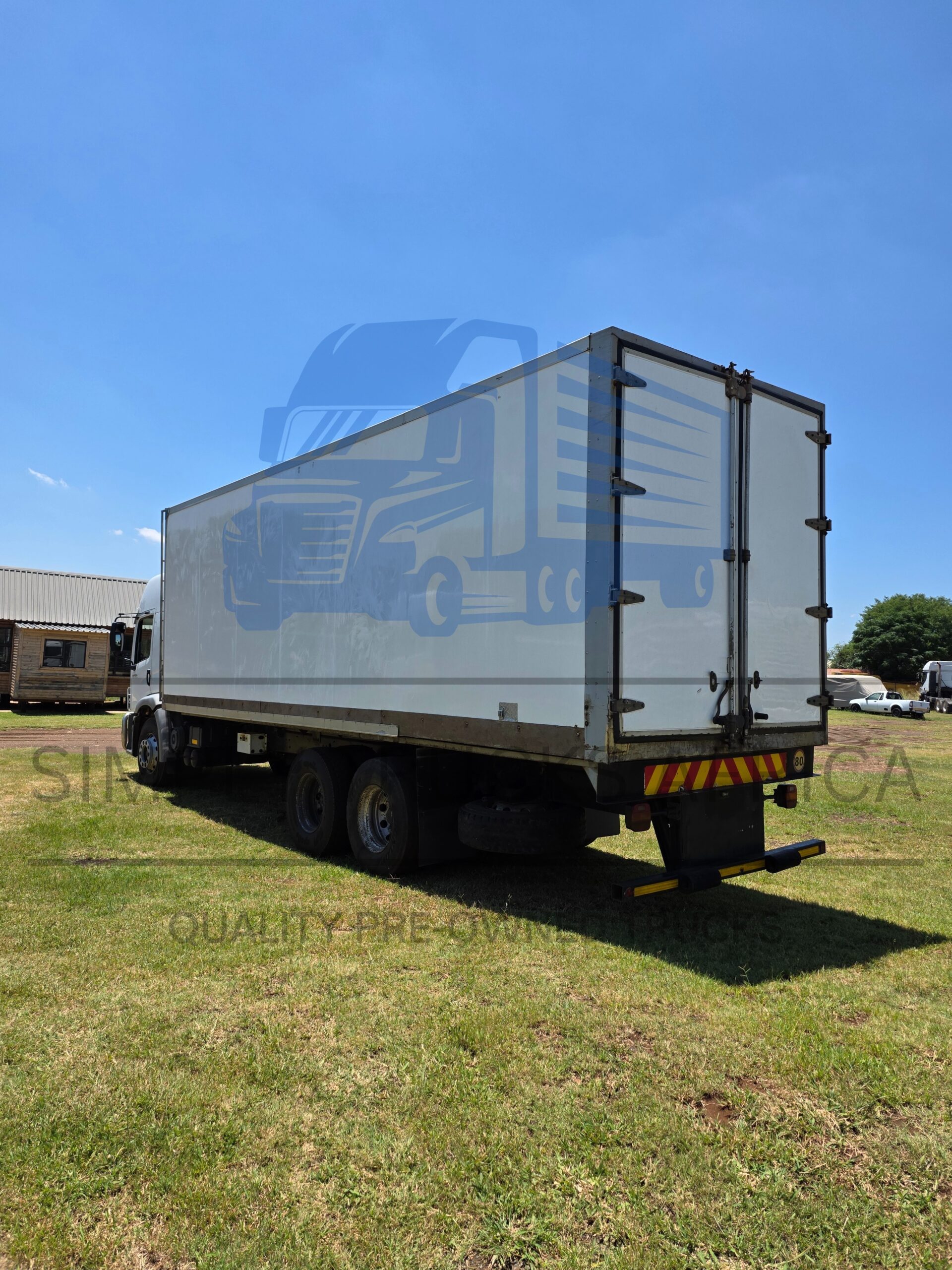 2012 VW Constellation 24-250 (6x2) Refrigerated Body - rear view