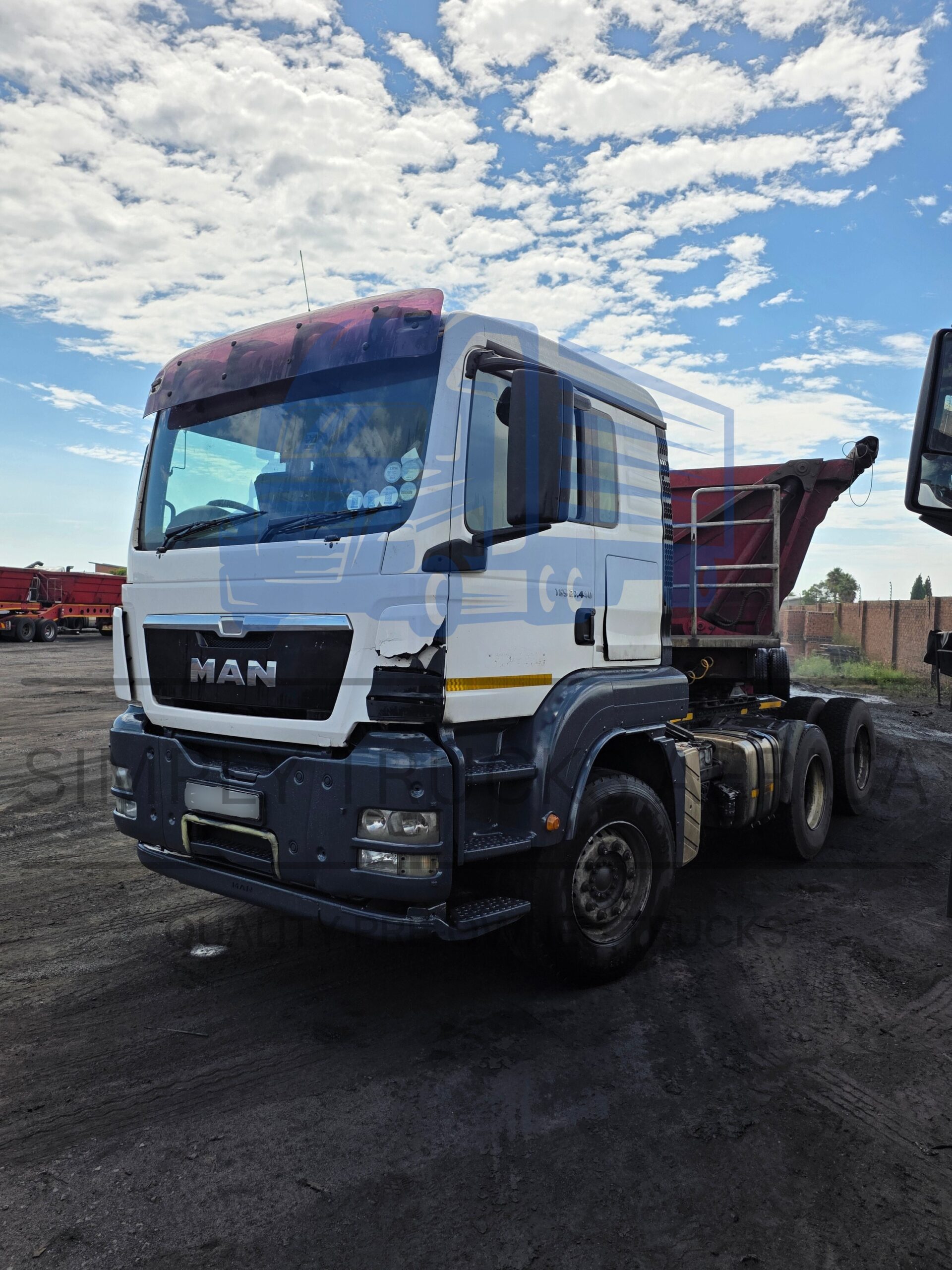 2018 MAN TGS 27.440 6x4 Truck Tractor - front view