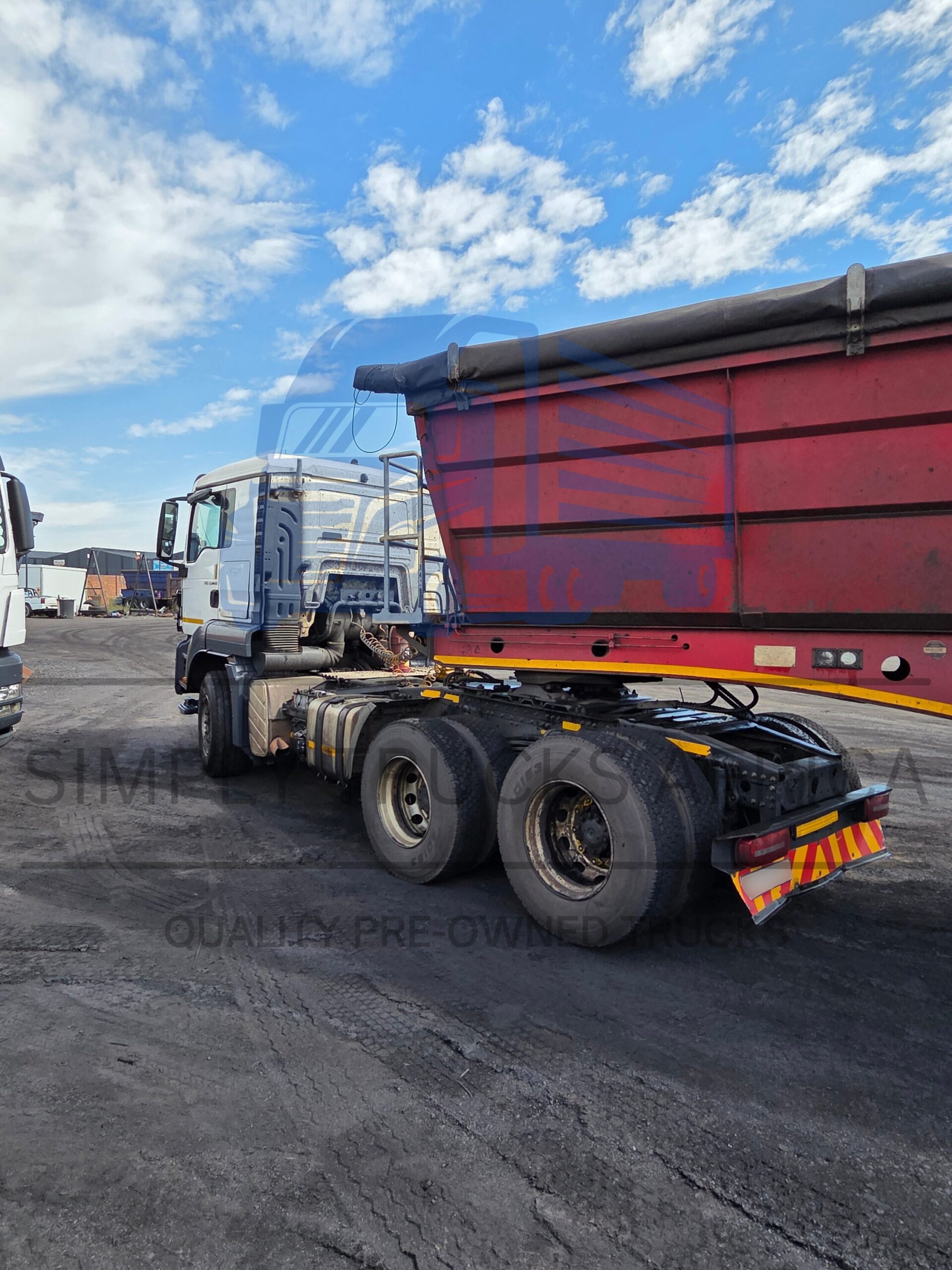 2018 MAN TGS 27.440 6x4 Truck Tractor - rear view