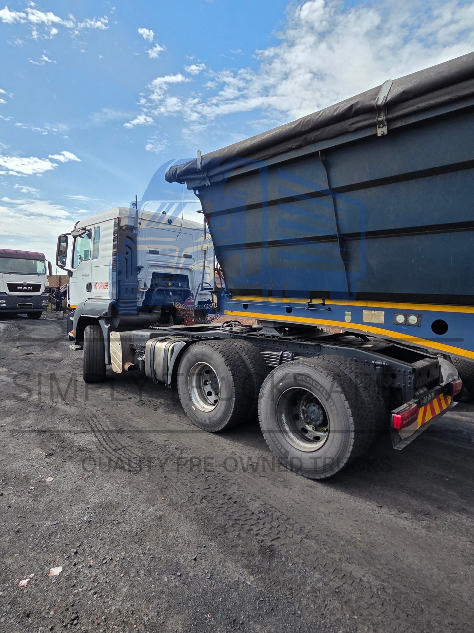 2018 MAN TGS 27.440 6x4 Truck Tractor - rear view