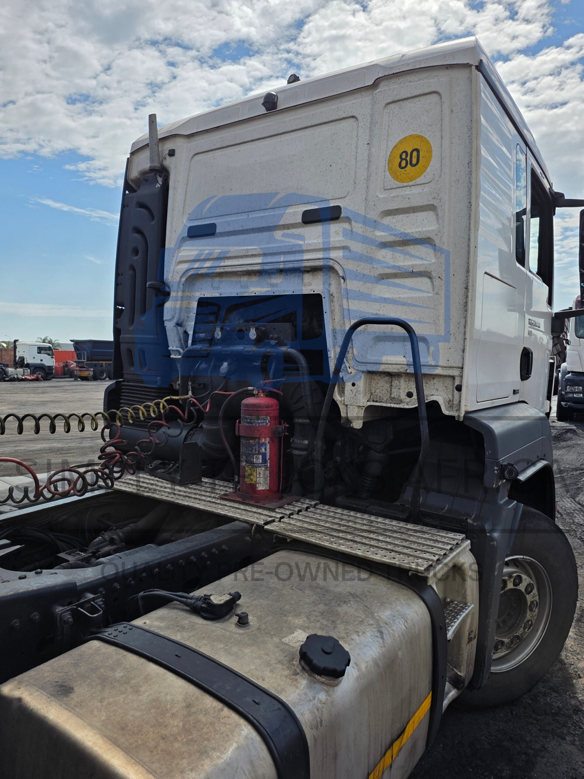 2018 MAN TGS 27.440 6x4 Truck Tractor - rear view