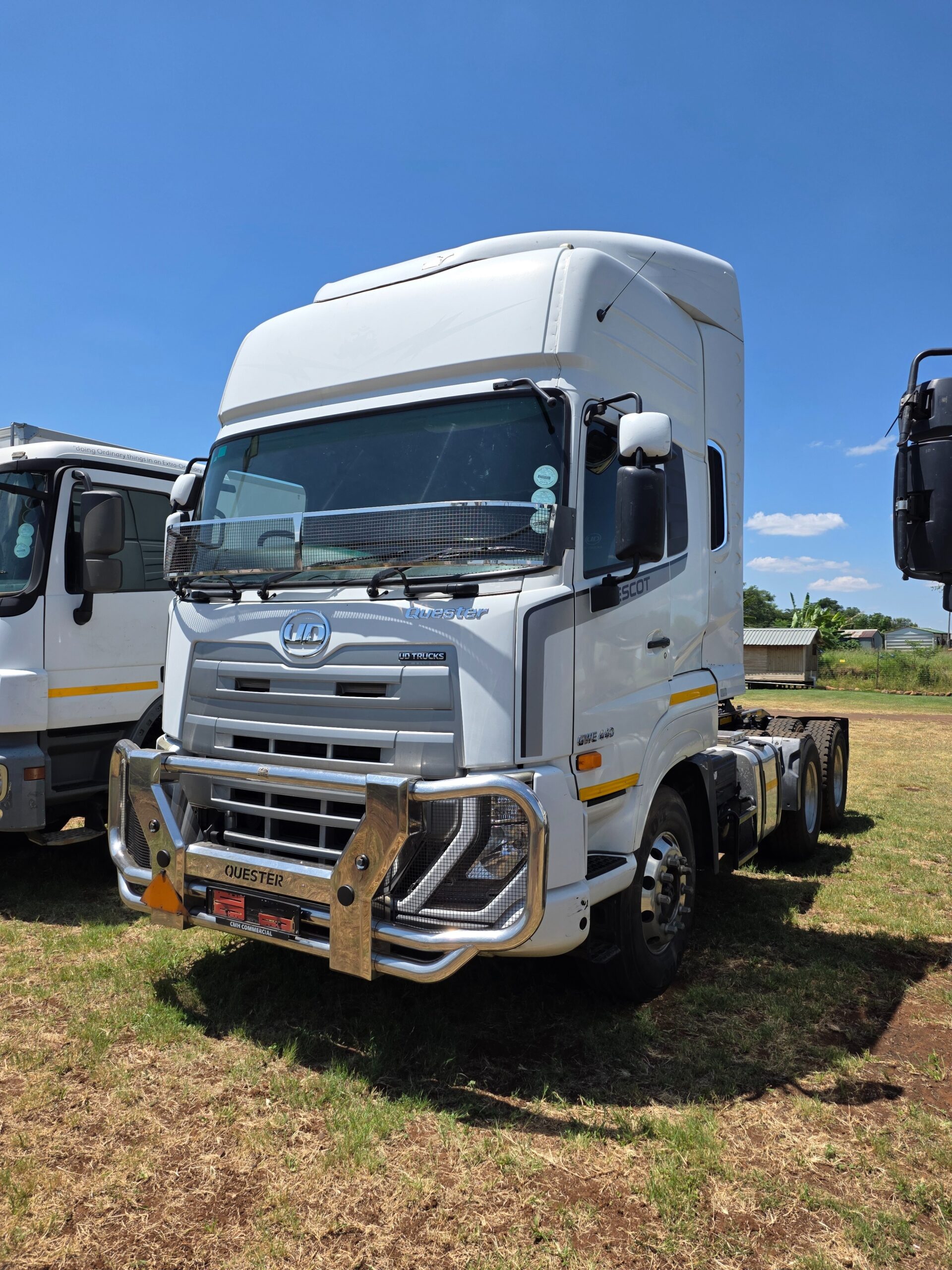 2021 UD Quester GWE 440 6x4 Truck Tractor - Front view