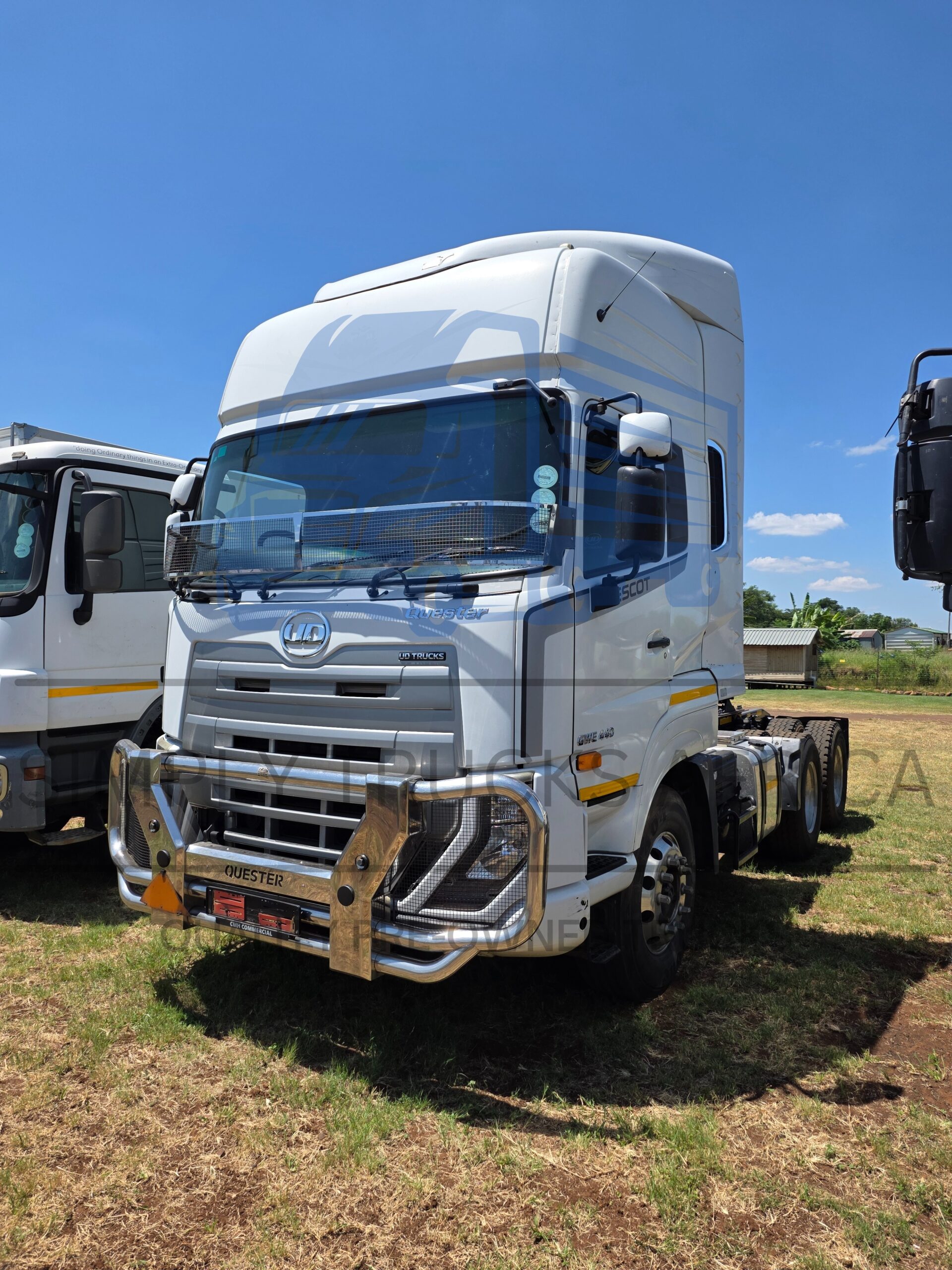 2021 UD Quester GWE 440 6x4 Truck Tractor - Front view