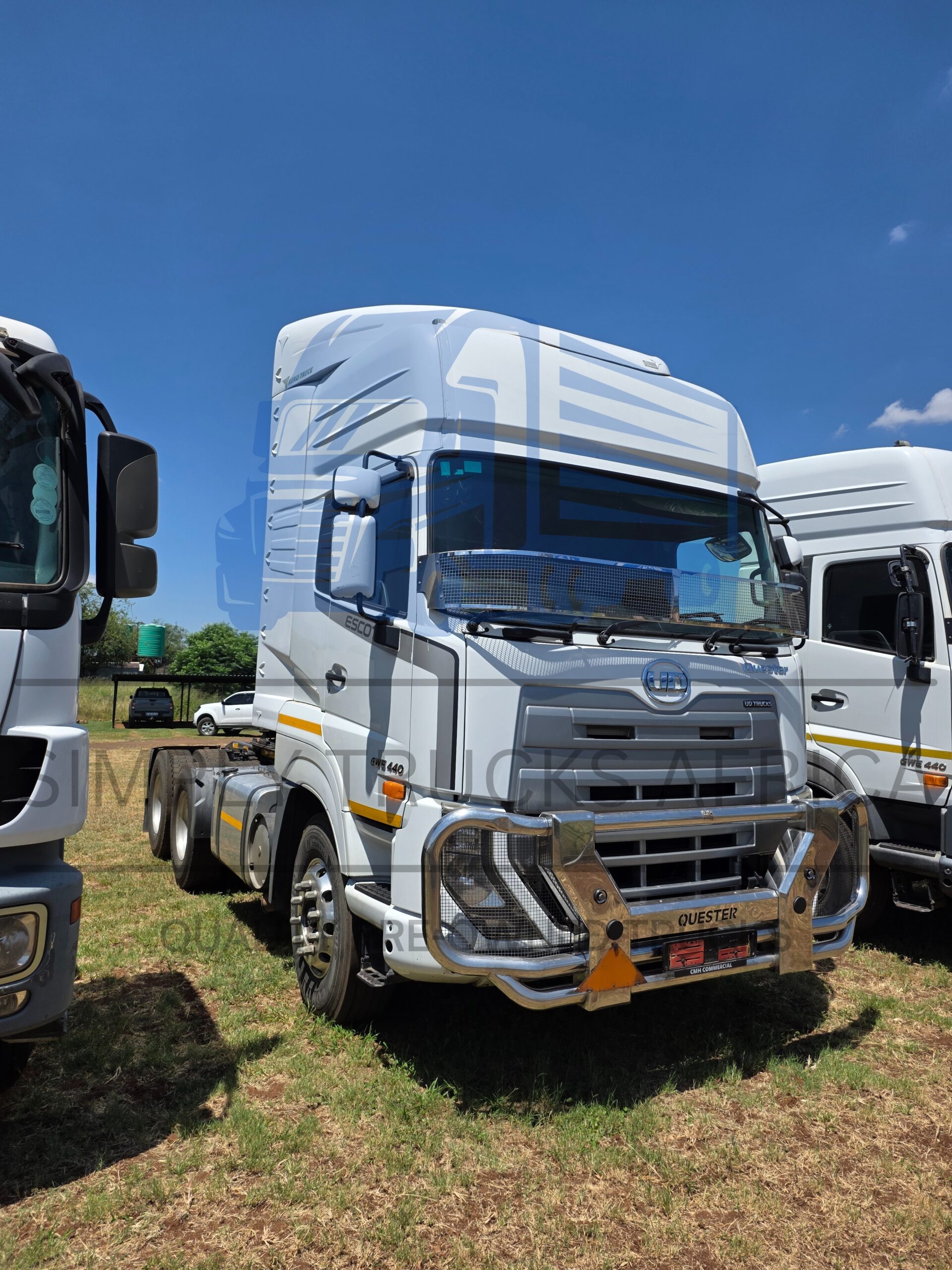 2021 UD Quester GWE 440 6x4 Truck Tractor - Front view