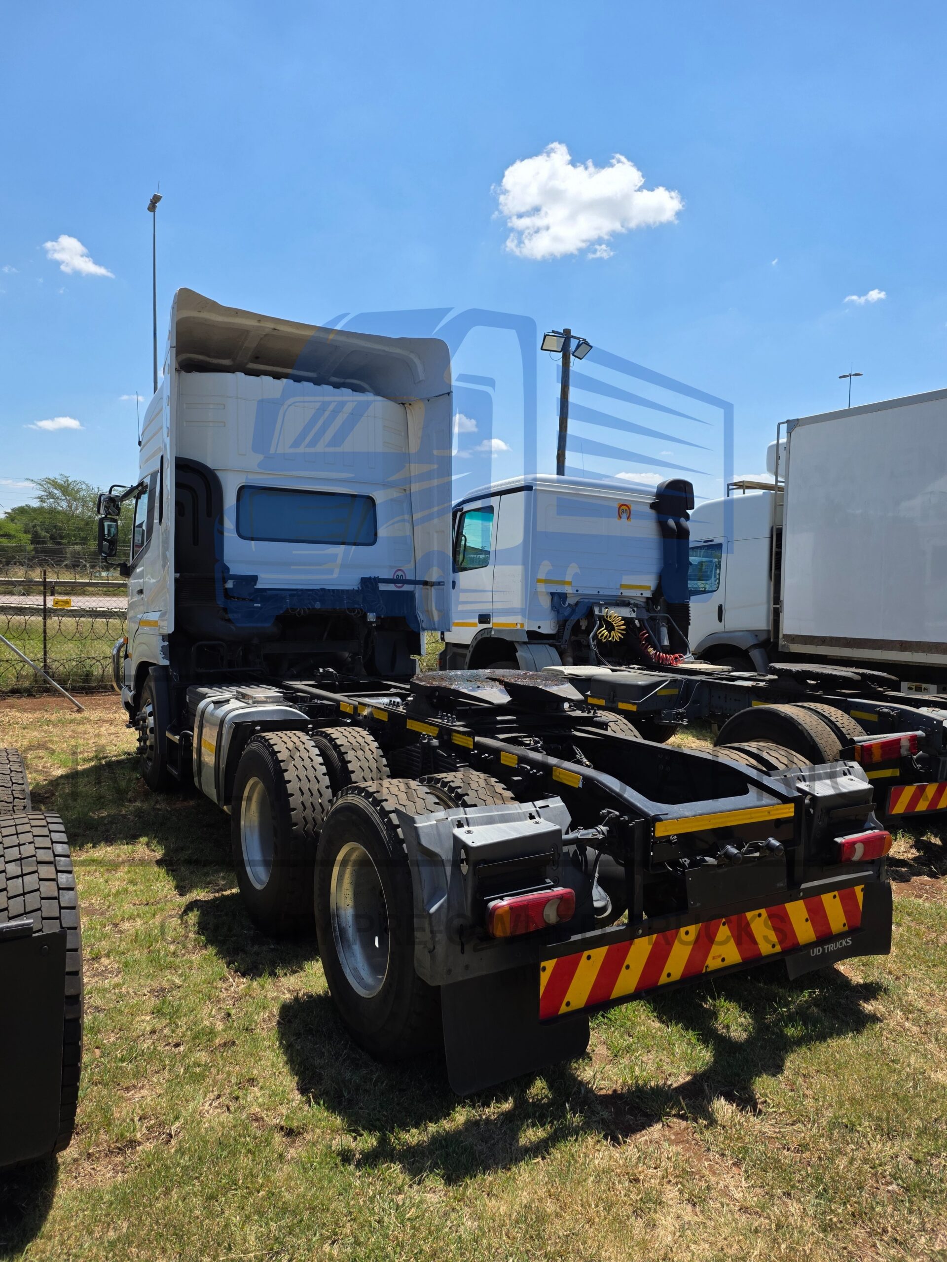 2021 UD Quester GWE 440 6x4 Truck Tractor - rear view