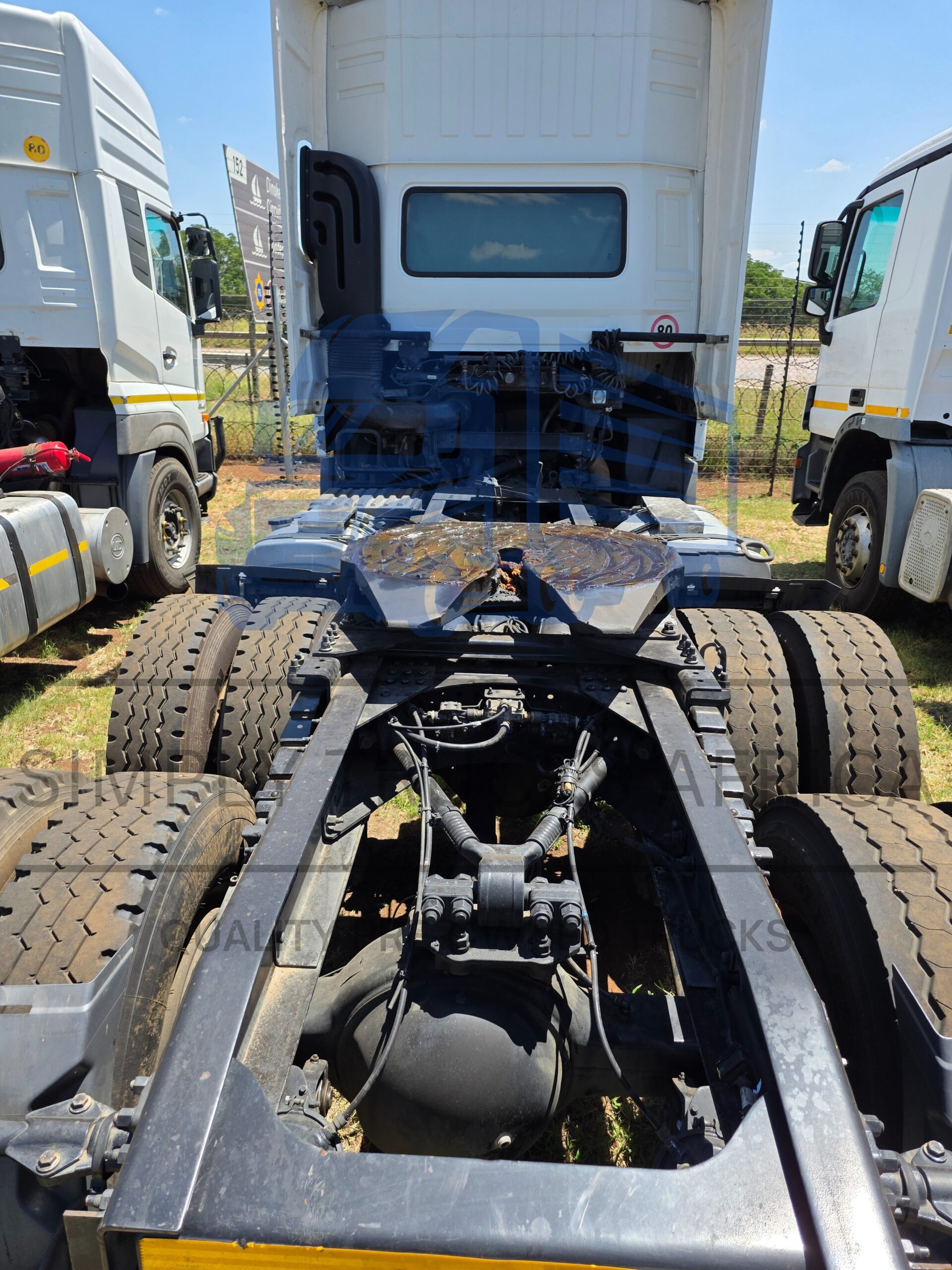 2021 UD Quester GWE 440 6x4 Truck Tractor - rear view