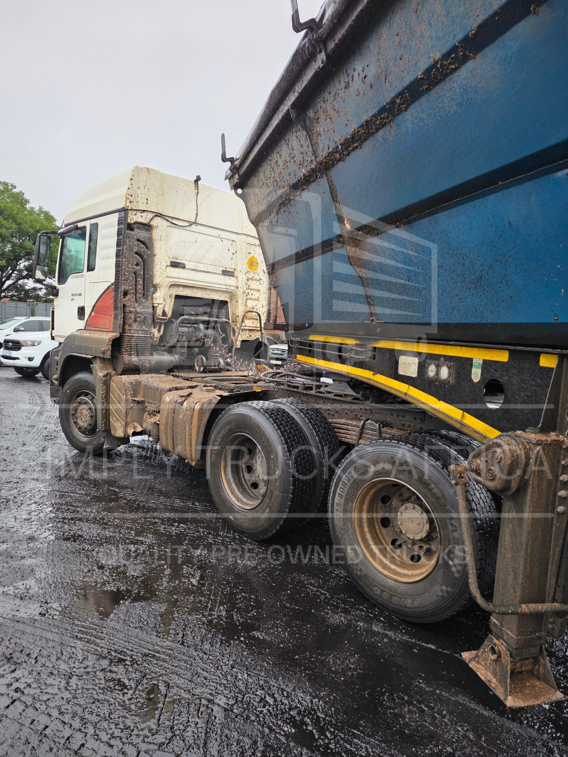 2019 MAN TGS 27.480 6x4 Truck Tractor - rear view