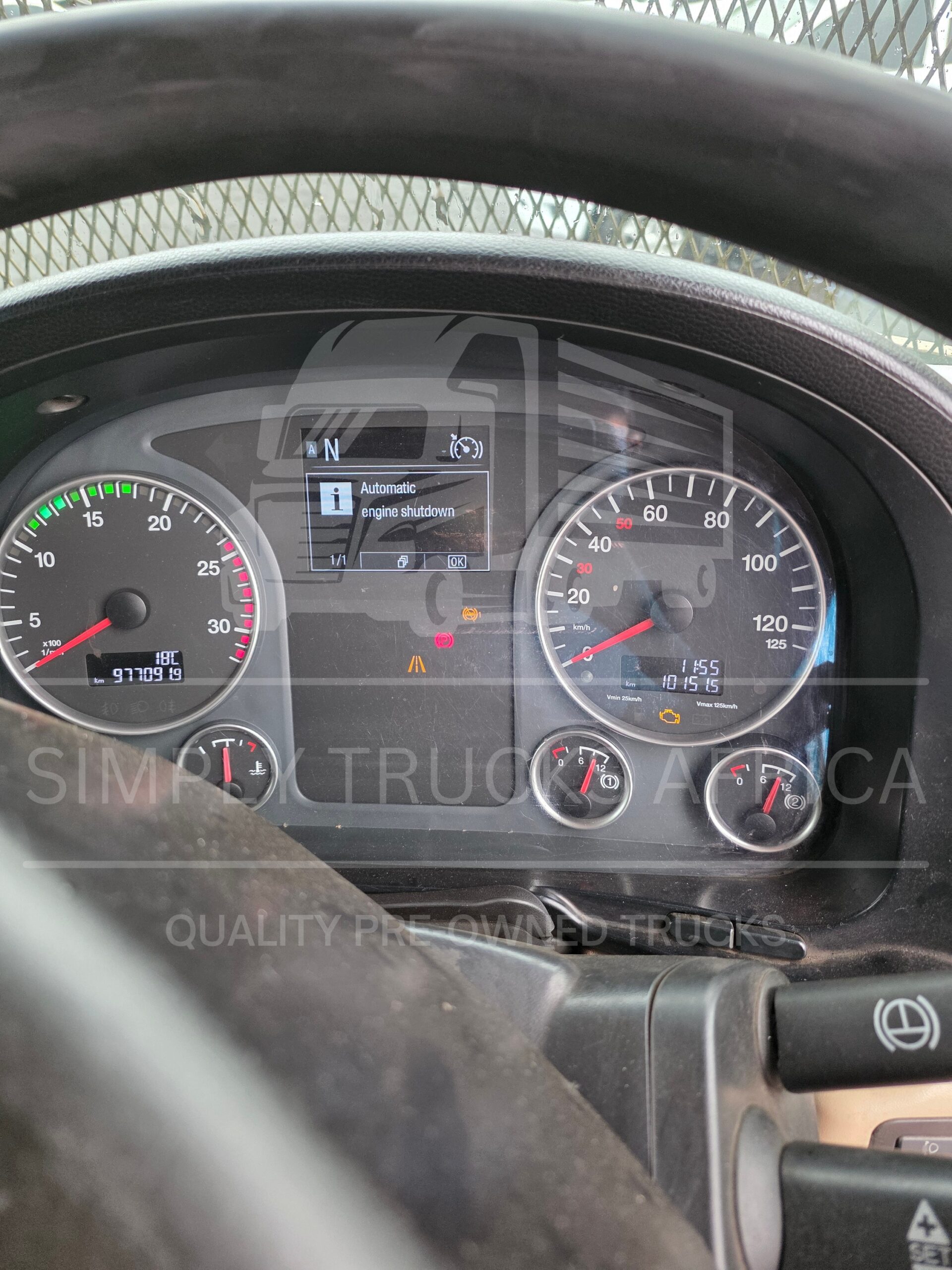 2019 MAN TGS 27.480 6x4 Truck Tractor - Dashboard