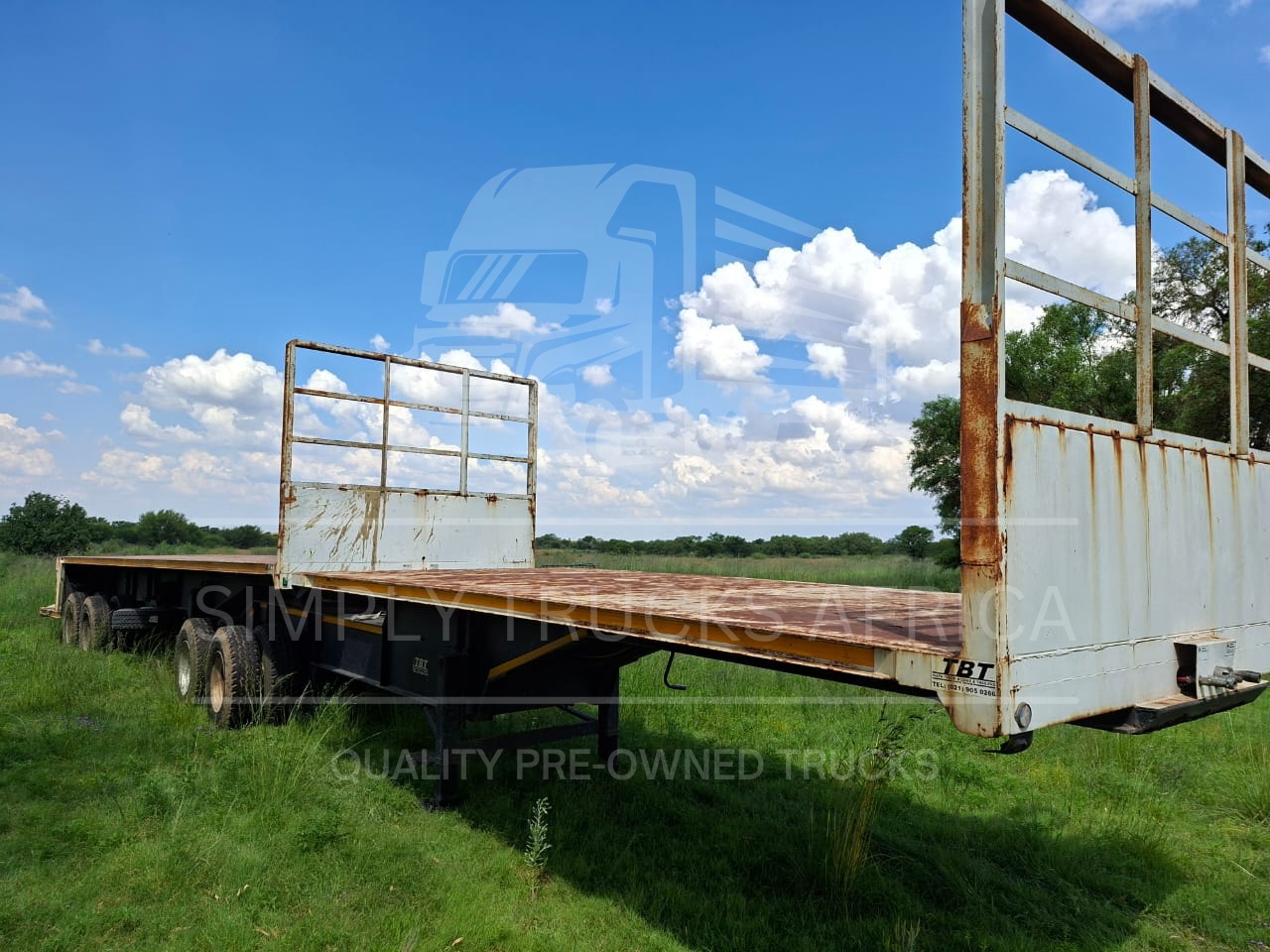 2019 Ikapa Flatdeck 6m/12m Stepdeck Interlink Trailer - front view