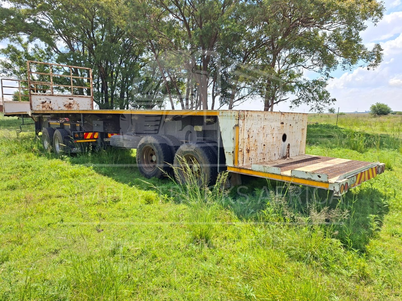 2019 Ikapa Flatdeck 6m/12m Stepdeck Interlink Trailer - rear view