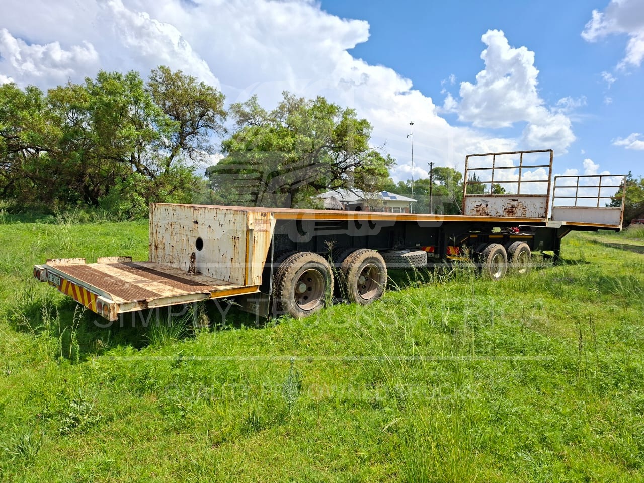 2019 Ikapa Flatdeck 6m/12m Stepdeck Interlink Trailer - rear view